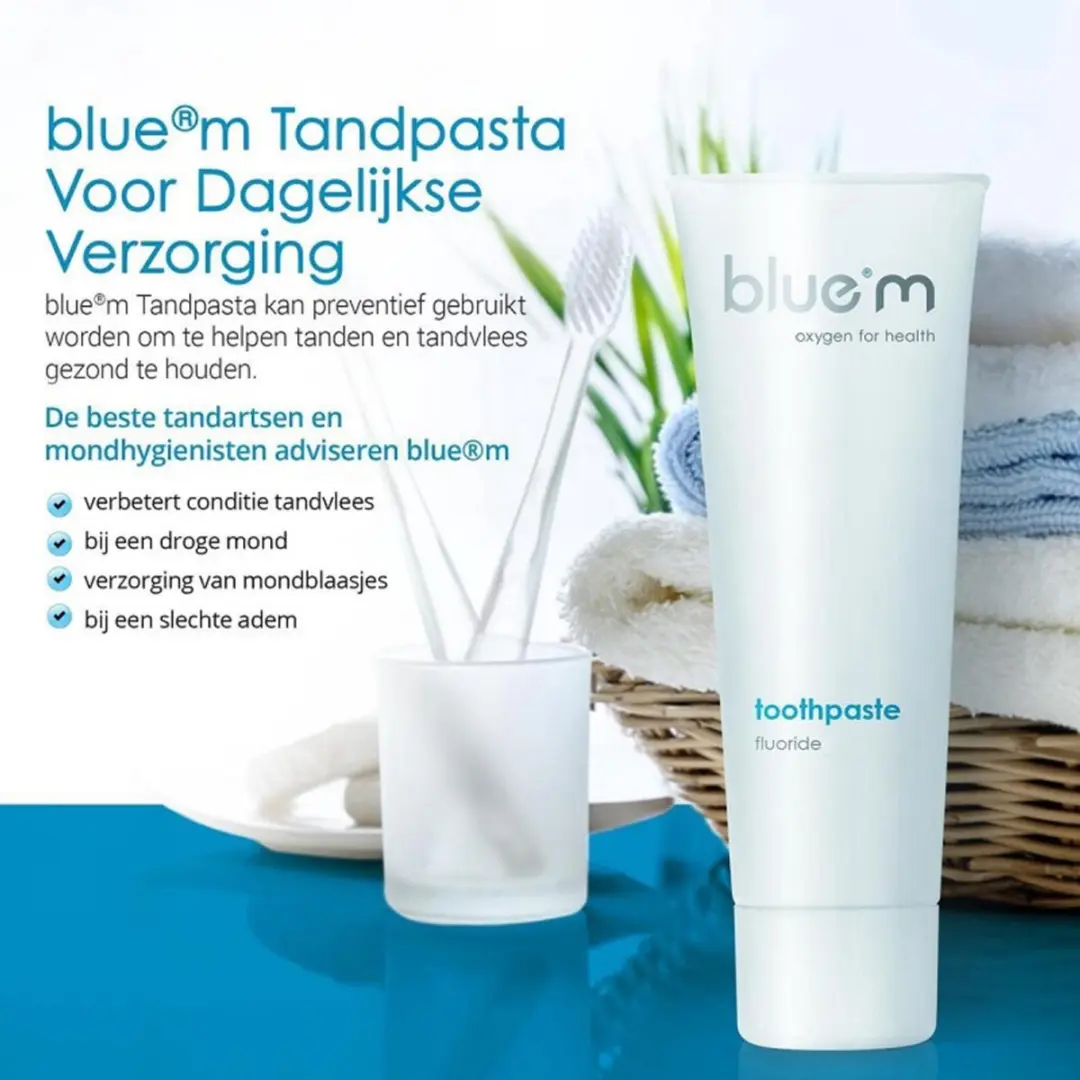Bluem Fluoride Tandpasta 75ml - 3 Stuks