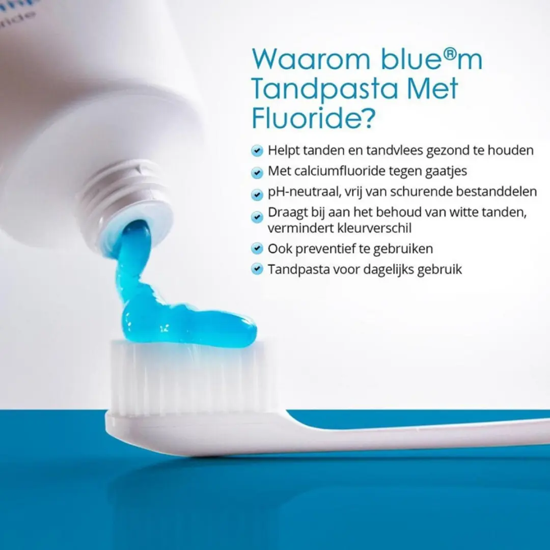 Bluem Fluoride Tandpasta 75ml - 3 Stuks