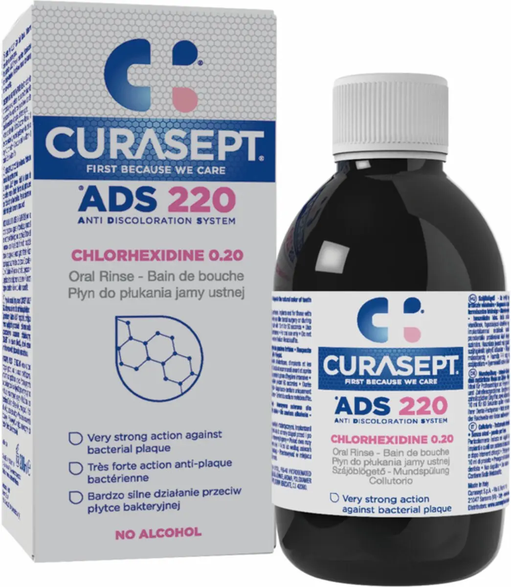 Curasept Mondspoeling 0,20% CHX 200ml - 3 Stuks