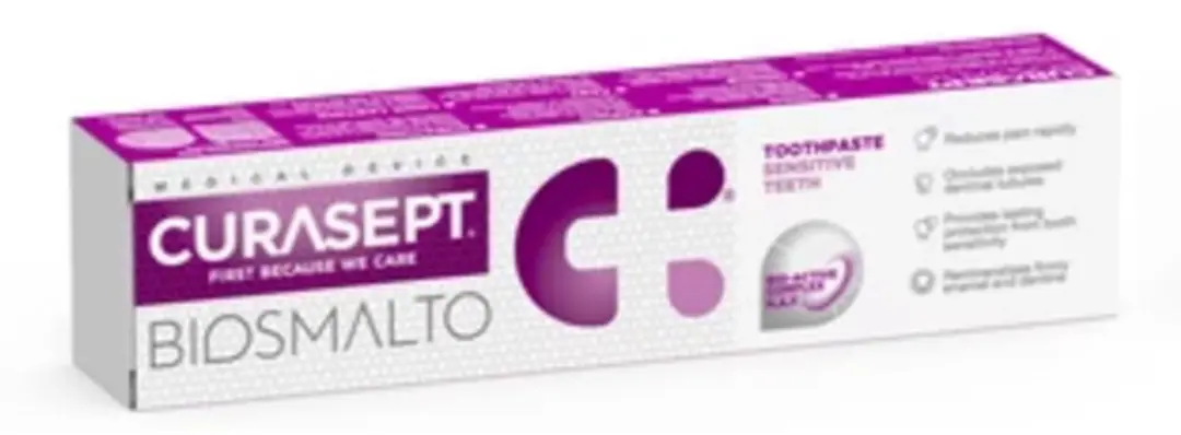 Curasept Biosmalto Tandpasta Gevoelige Tanden 2x75ml