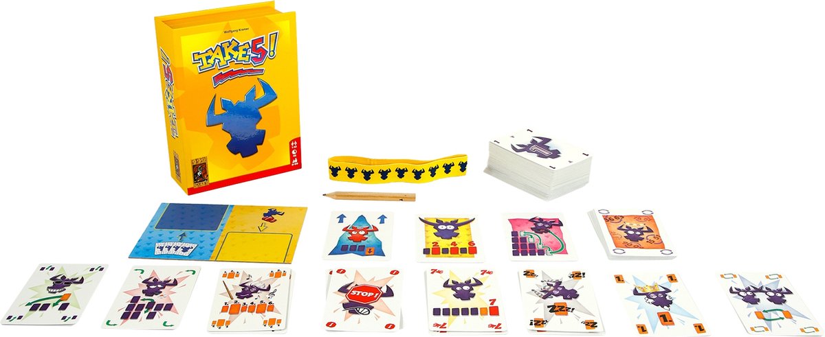 999 Games - Take 5! Jubileum Editie - basisspel met nieuwe coöperatieve variant