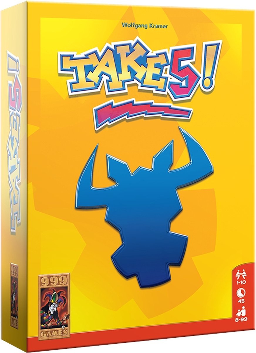 999 Games - Take 5! Jubileum Editie - basisspel met nieuwe coöperatieve variant