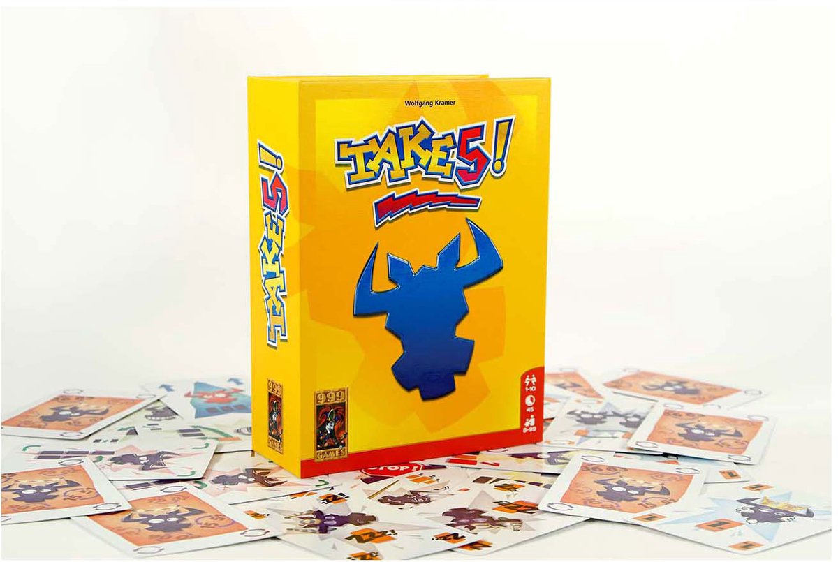 999 Games - Take 5! Jubileum Editie - basisspel met nieuwe coöperatieve variant