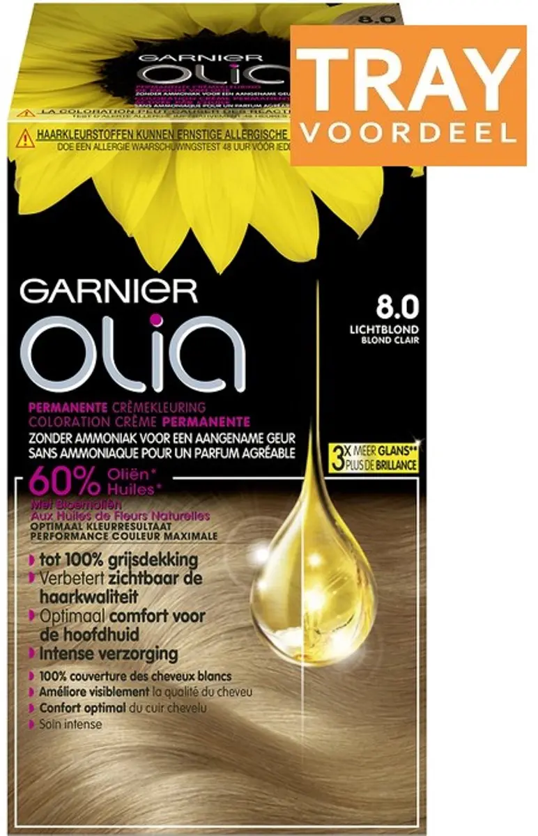 Garnier Olia 8.0 Lichtblond Haarkleuring