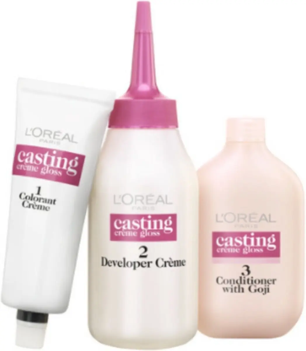 L'Oréal Paris Casting Crème Gloss 454 Mahonie Koperbruin - 3 Stuks
