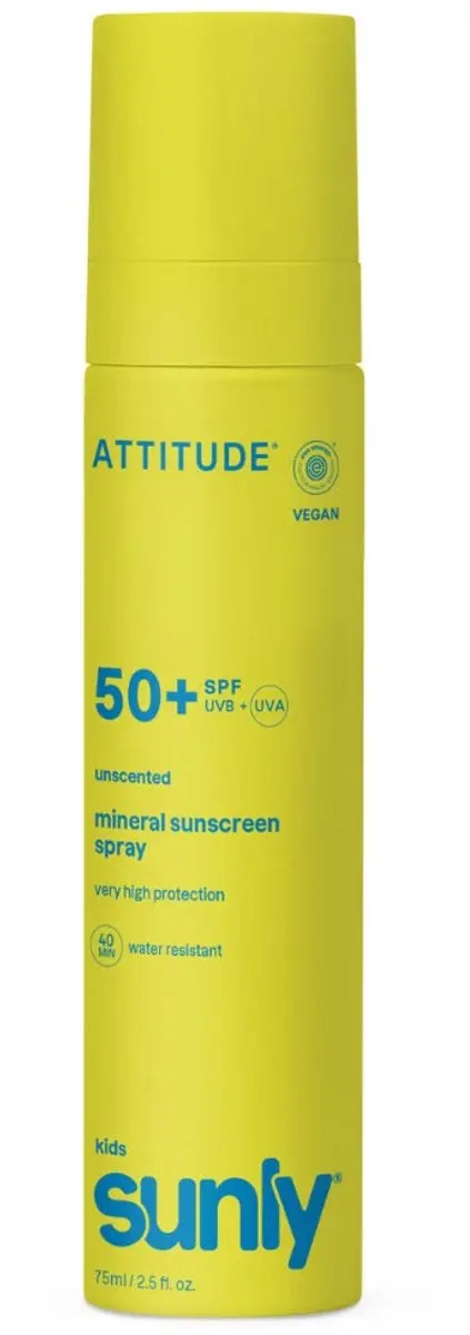 Attitude Sunly Sunscreen Spray Kids SPF50 75ml
