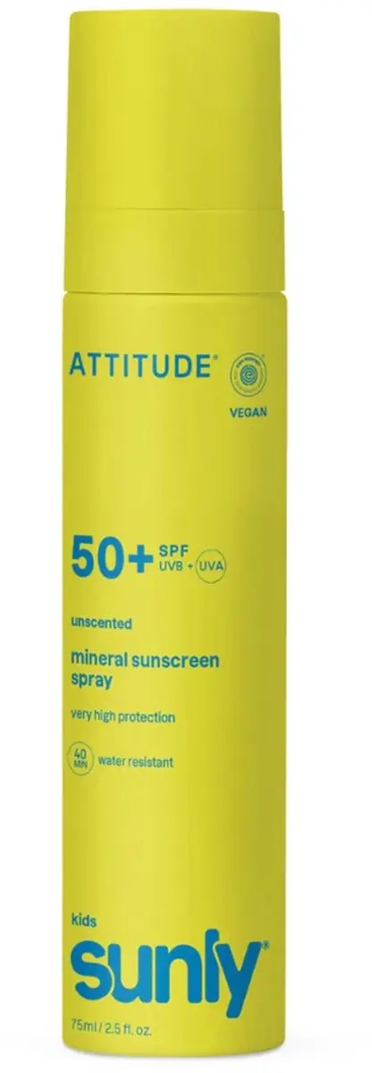 Attitude Sunly Sunscreen Spray Kids SPF50 75ml