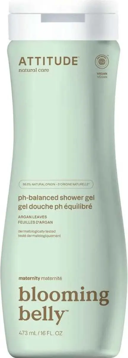 Attitude Maternity Natural Body Wash Argan 473ml