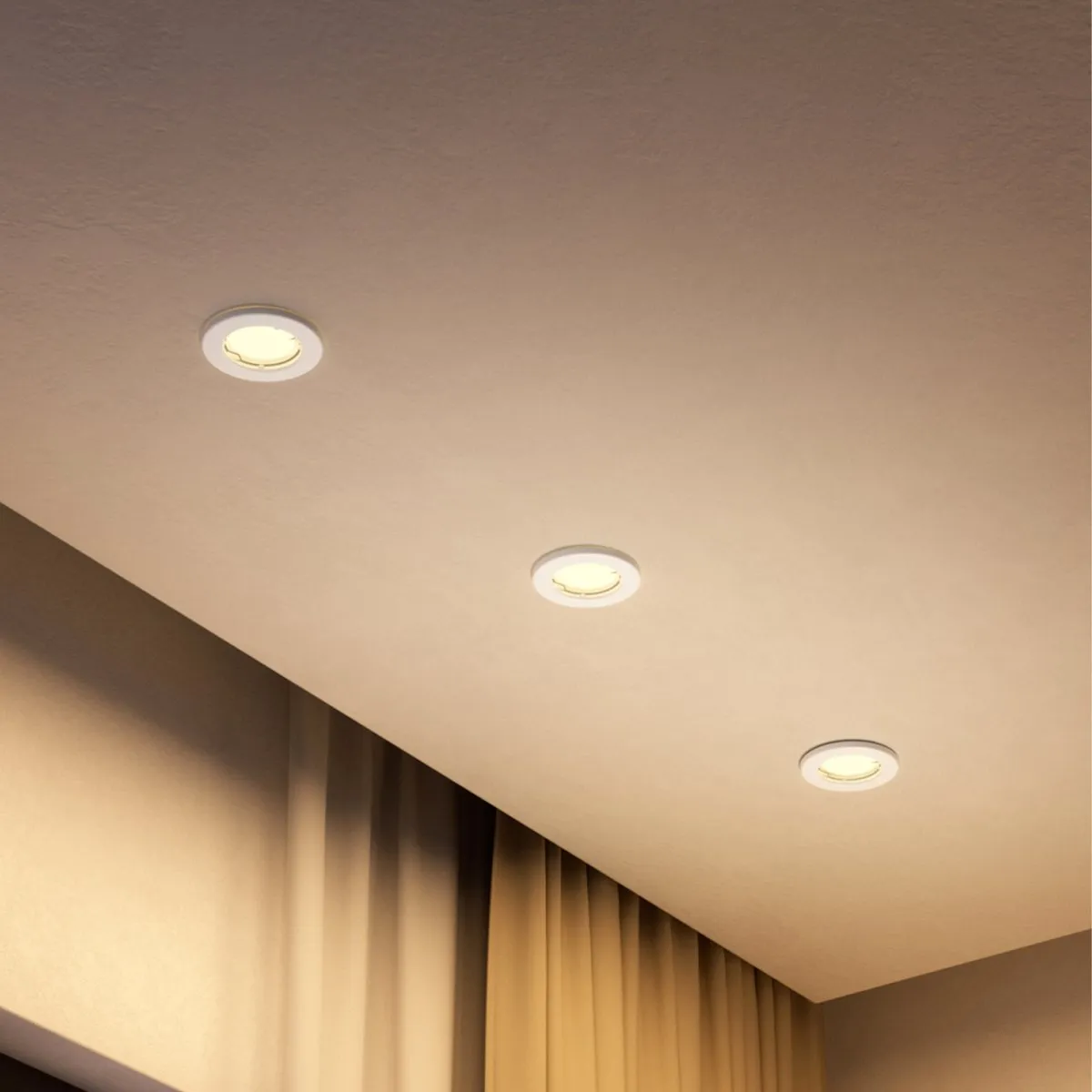 Philips Hue Peridot Inbouwspots 5 Stuks - GU10 - Warm tot Koelwit - Incl. Dimmer Switch