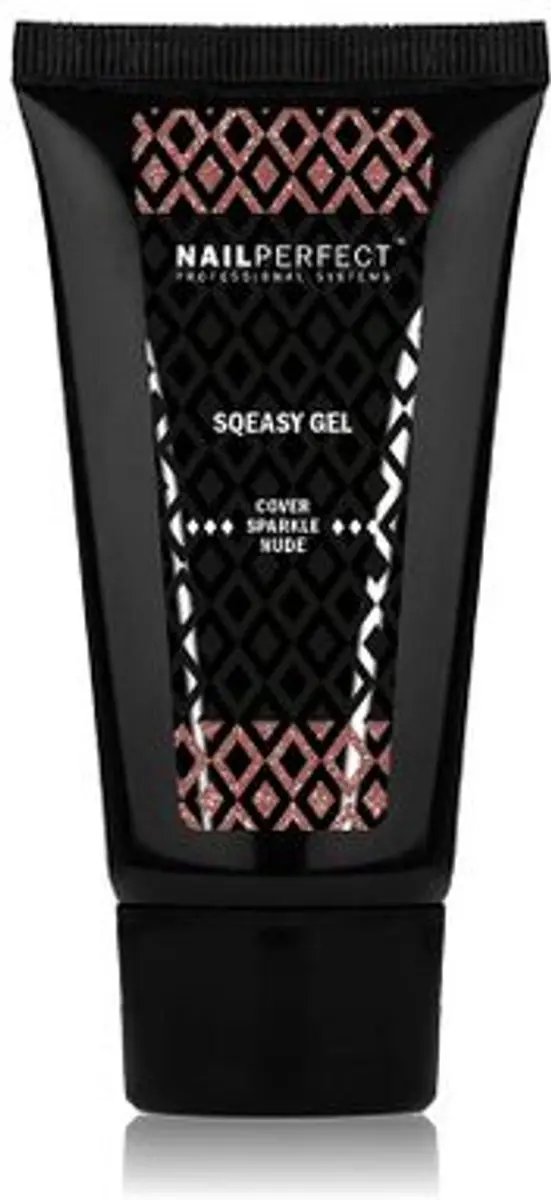 Nail Perfect Sqeasy Gel Sparkle Nude 60g