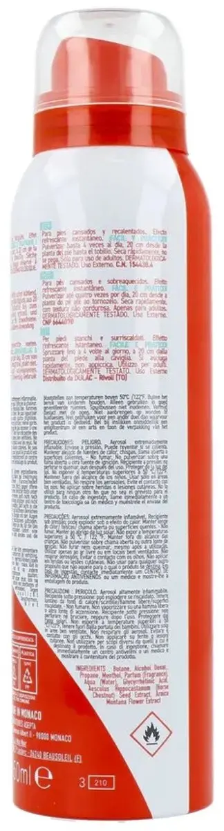 Akileine Spray Ultrafris Vermoeide Voeten 150ml
