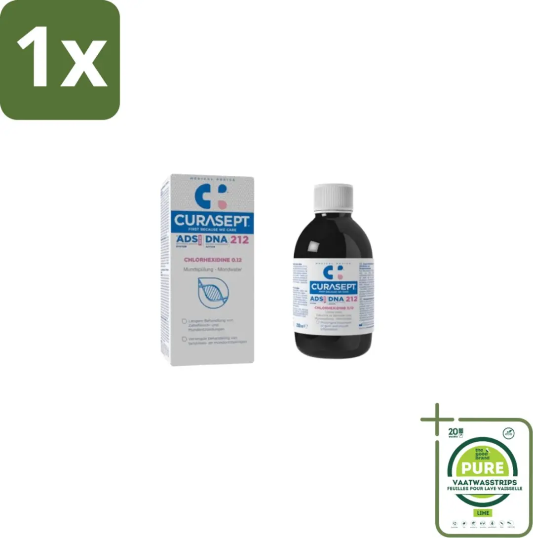 Curasept ADS DNA 212 Mondspoeling 0,12% CHX 200ml