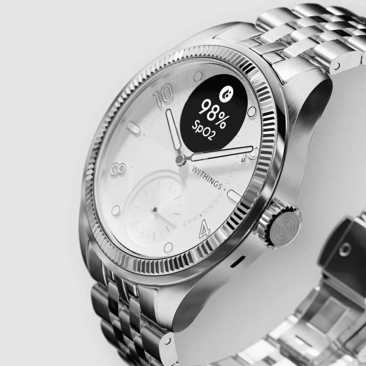 Withings ScanWatch Nova Brilliant 39mm - Titanium Grijs - afbeelding 6 van 6