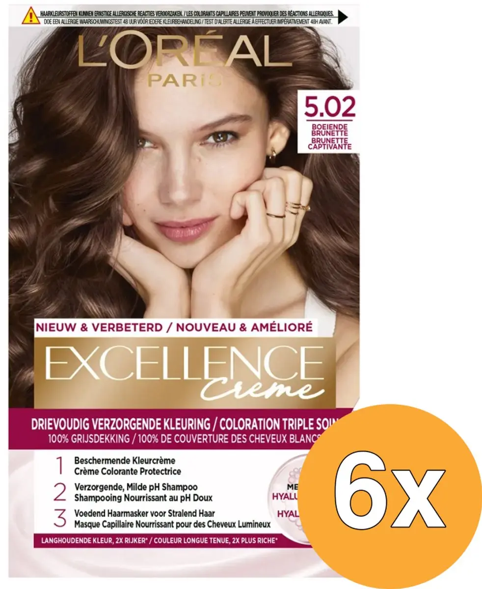 L'Oréal Paris Excellence Crème 5.02 Boeiende Brunette