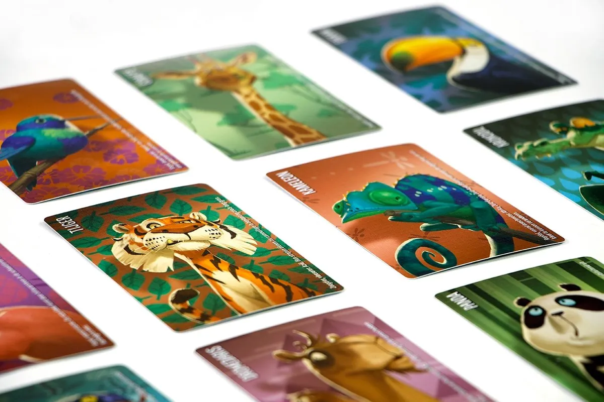 999 Games Similo Wilde Dieren Kaartspel - Coöperatief - 2-8 Spelers