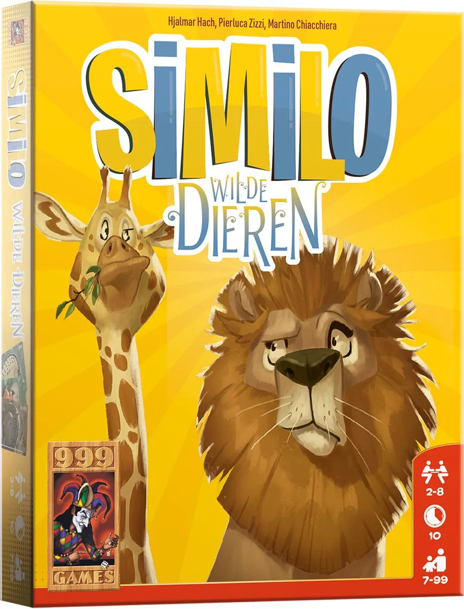 999 Games Similo Wilde Dieren Kaartspel - Coöperatief - 2-8 Spelers
