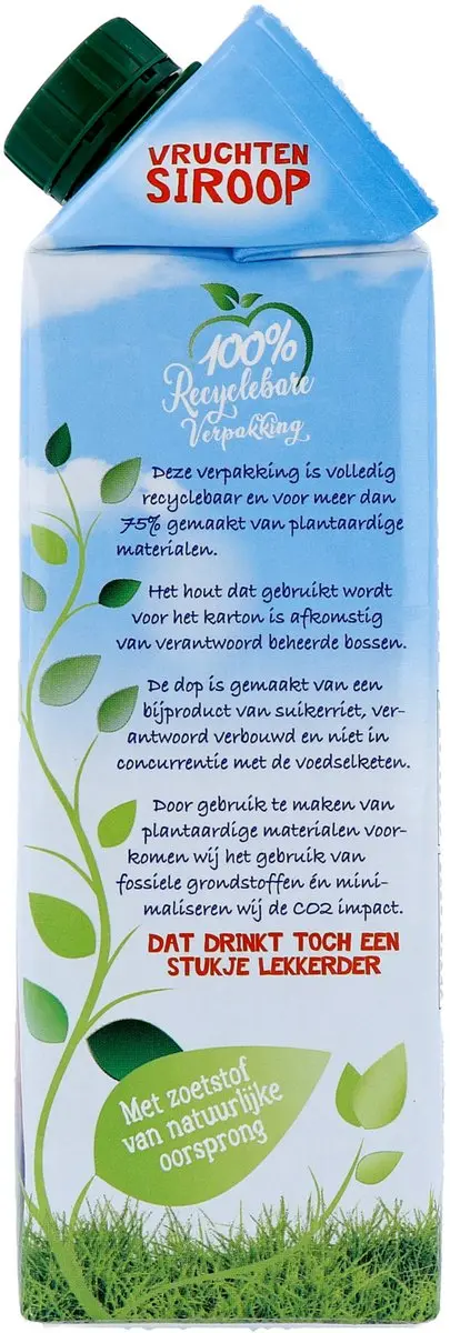 Cool Bear Vruchtensiroop Aardbei & Appel 750ml