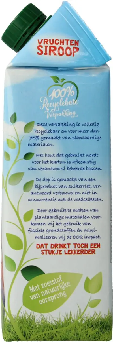 Cool Bear Vruchtensiroop Aardbei & Appel 750ml