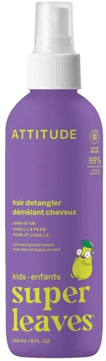 Attitude Little Leaves Vanilla Pear Detangler Spray 240ml