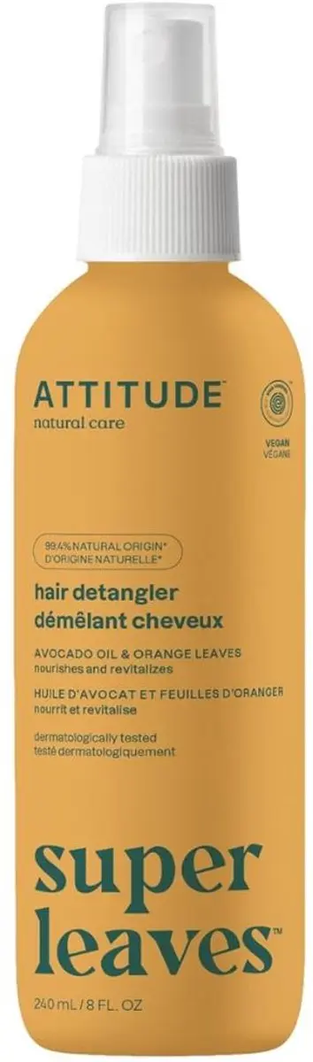 Attitude Super Leaves Orange Leaves Detangler Spray 240ml
