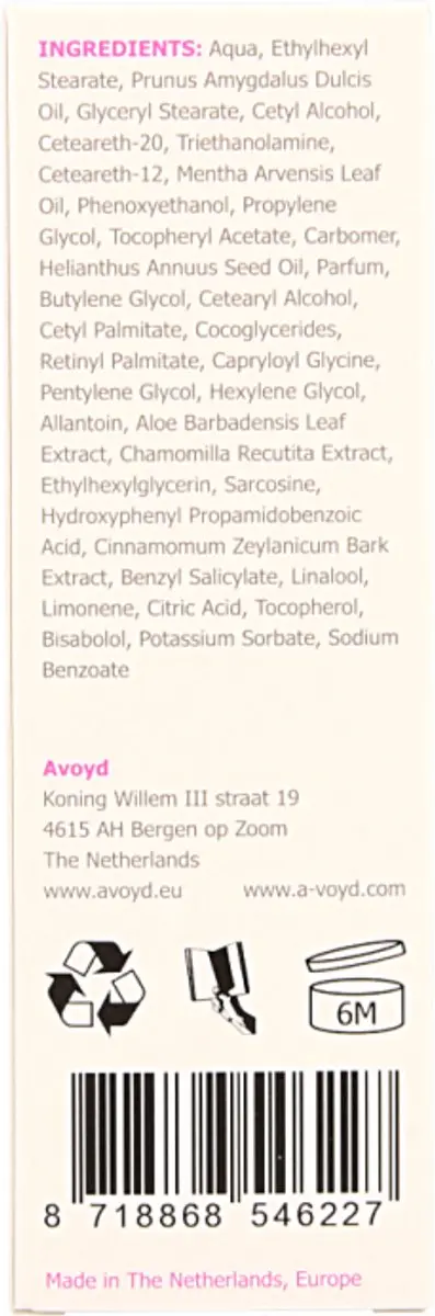 Avoyd Bikini Bliss 50ml - Scheerirritatiecrème