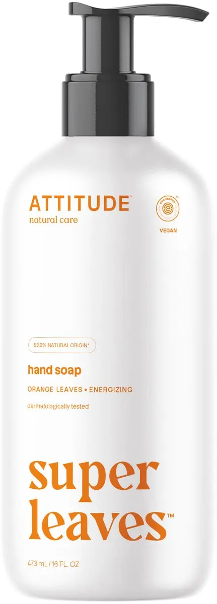 Attitude Natuurlijke Handzeep Orange Leaves 473ml