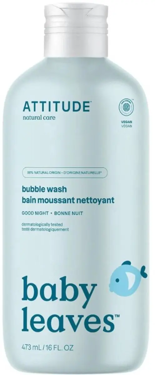 Attitude Baby Leaves Bubbelzeep Good Night 473ml