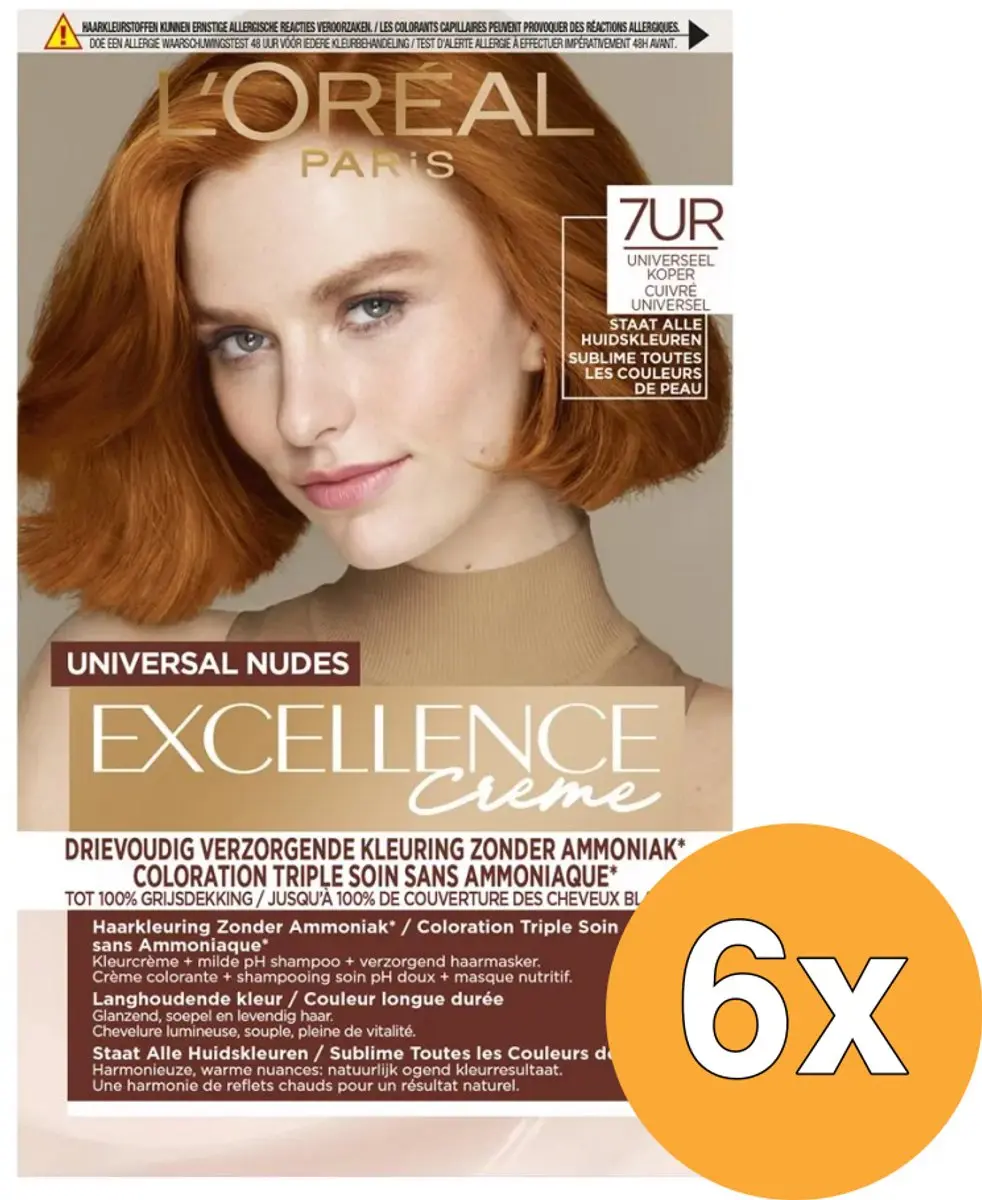 L'Oréal Paris Excellence Crème 7Ur Universeel Koper
