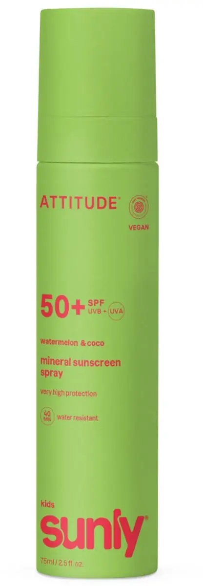 Attitude Sunly Zonnebrandspray Kids SPF50 75ml