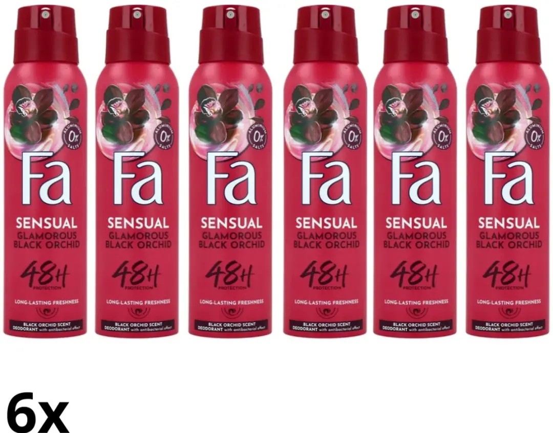 Fa Glamorous Moments Deodorant Spray 150ml - 6 Stuks