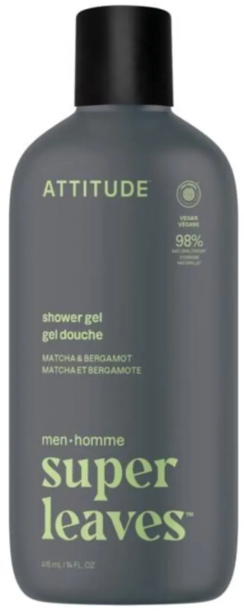 Attitude Super Leaves Men Shower Gel Matcha & Bergamot 415ml