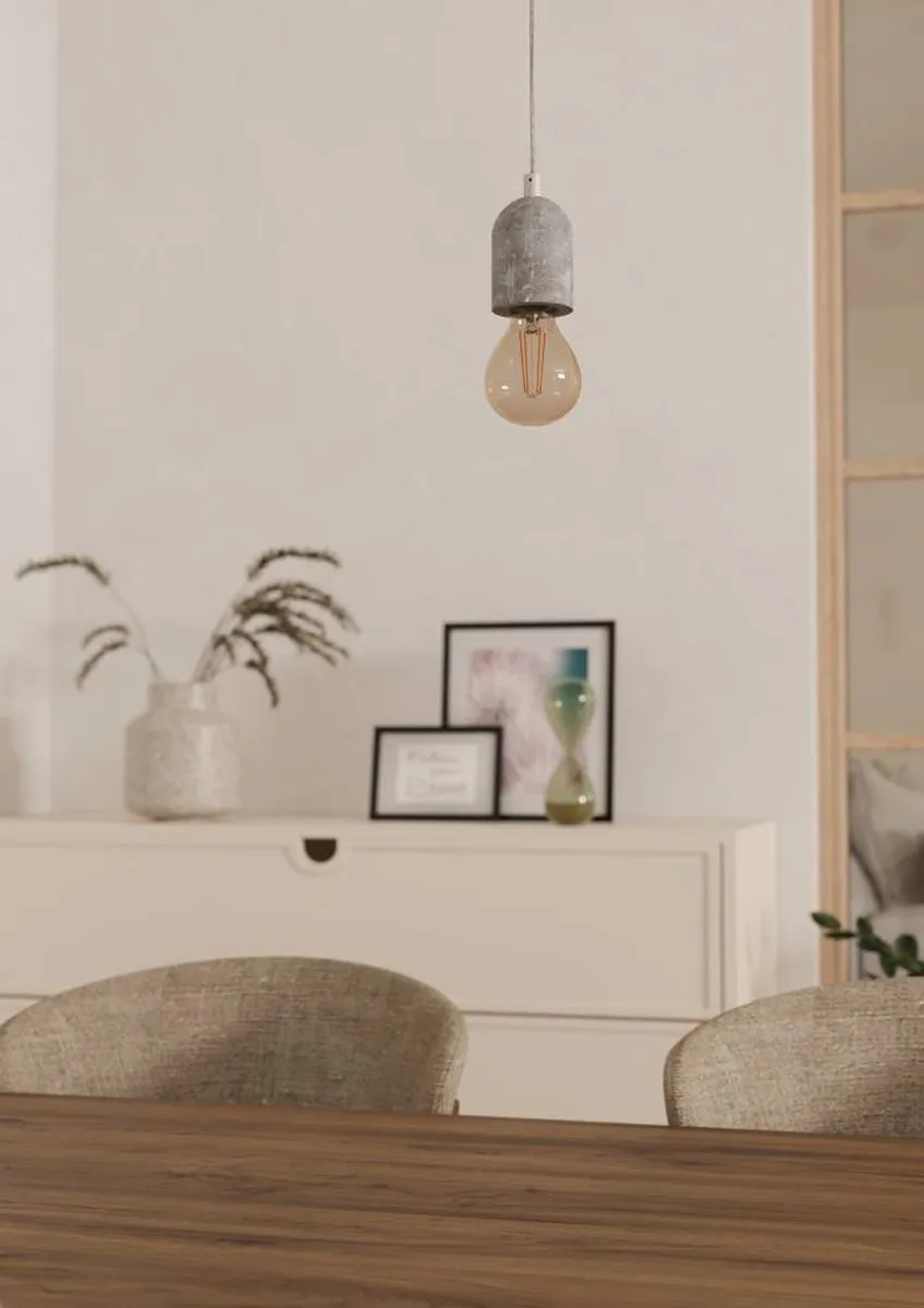 Eglo Silvares Hanglamp 1 Licht - Grijs