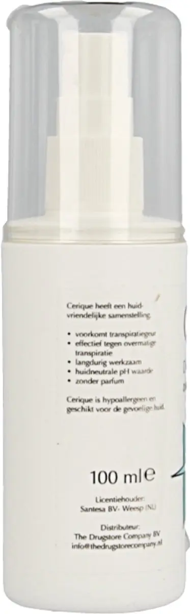 Cerique Ongeparfumeerd Deodorant 100ml