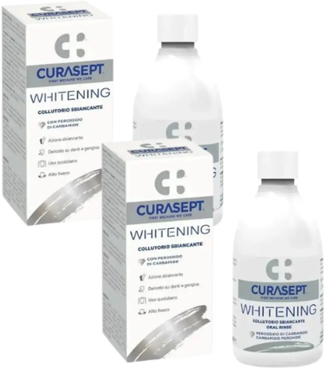 Curasept Whitening Mondspoeling 2x300ml