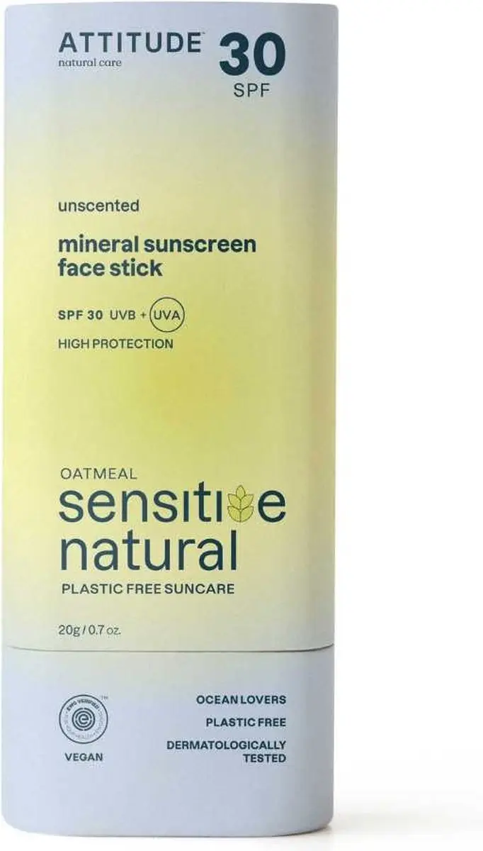 Attitude Sensitive Face Stick Mineral Zonnecrème SPF30