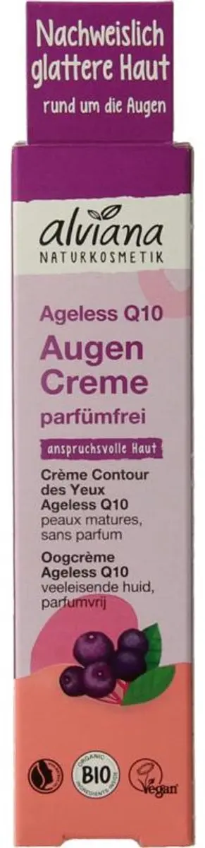 Alviana Oogcreme Anti Age Q10 1ml