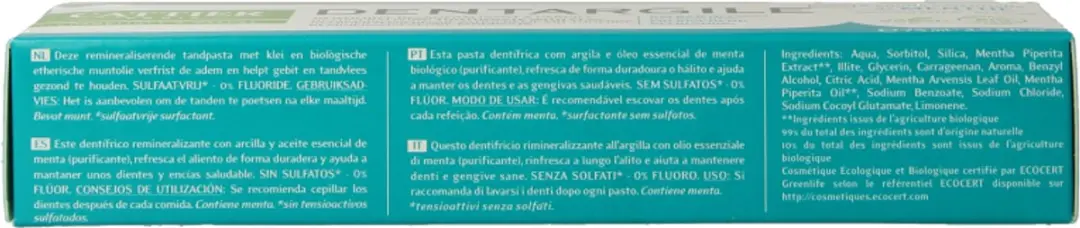 Cattier Tandpasta Munt 75ml