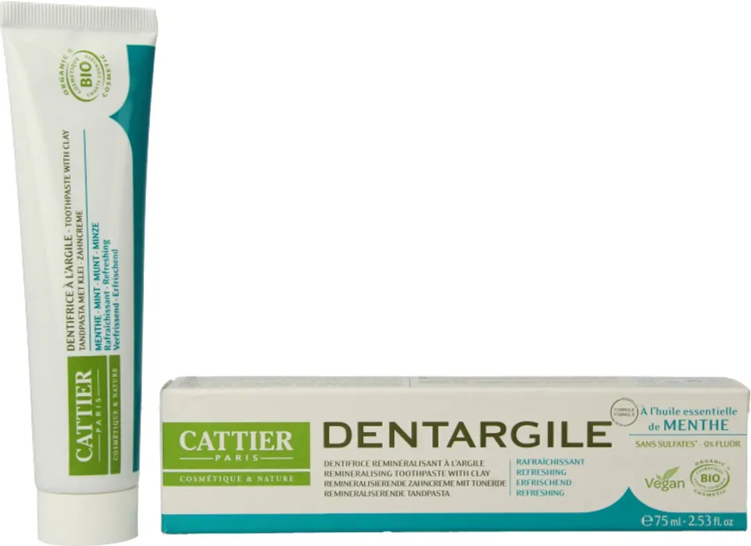 Cattier Tandpasta Munt 75ml
