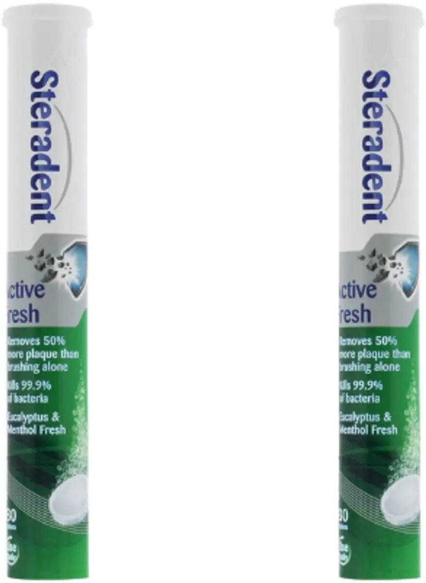 Steradent Active Fresh Reinigingstabletten