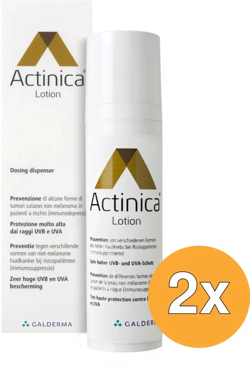 Actinica Lotion SPF50+ - 2x80ml Voordeelverpakking