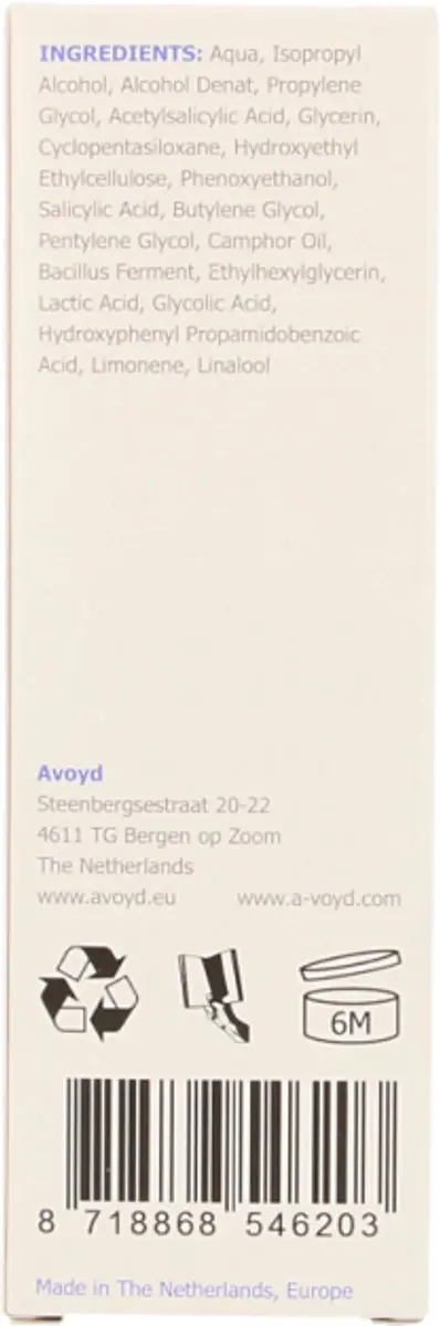 Avoyd Original Post Shaving & Waxing Serum 90ml