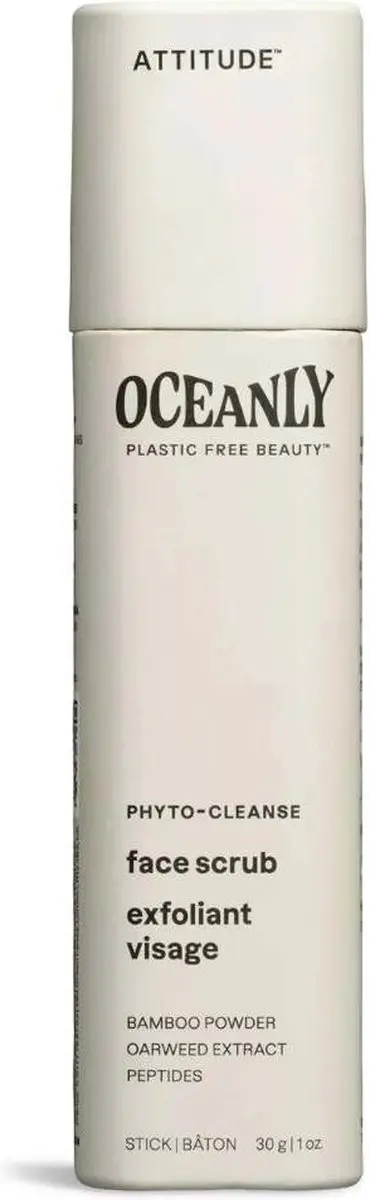 Attitude Oceanly Face Scrub met Bamboo Poeder 30ml