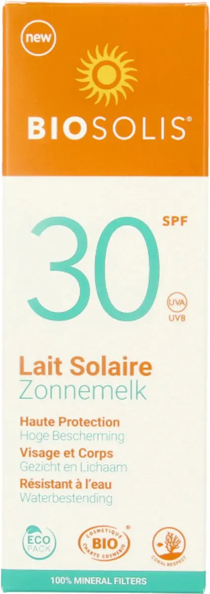 Biosolis Factor 30 Zonnebrandcrème 100ml - Lichaam