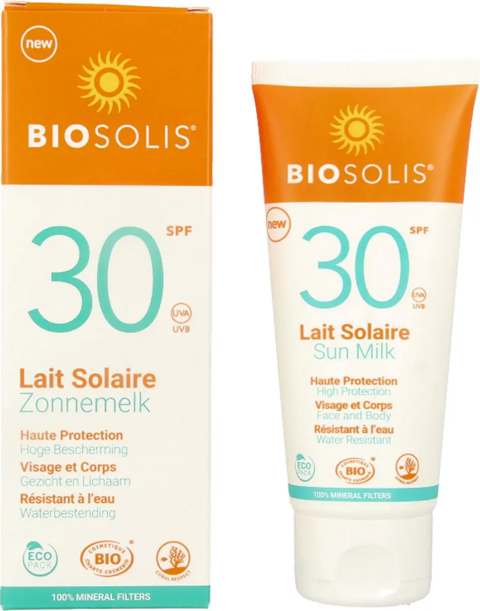 Biosolis Factor 30 Zonnebrandcrème 100ml - Lichaam