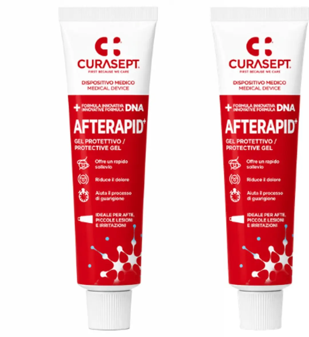 Curasept AfteRapid Beschermende Gel 2x10ml