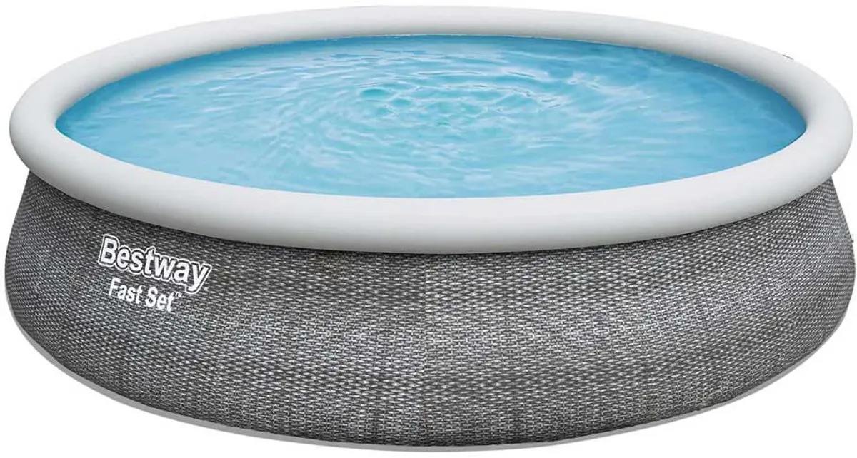 Bestway Fast Set Rattan Rond Zwembad 457cm