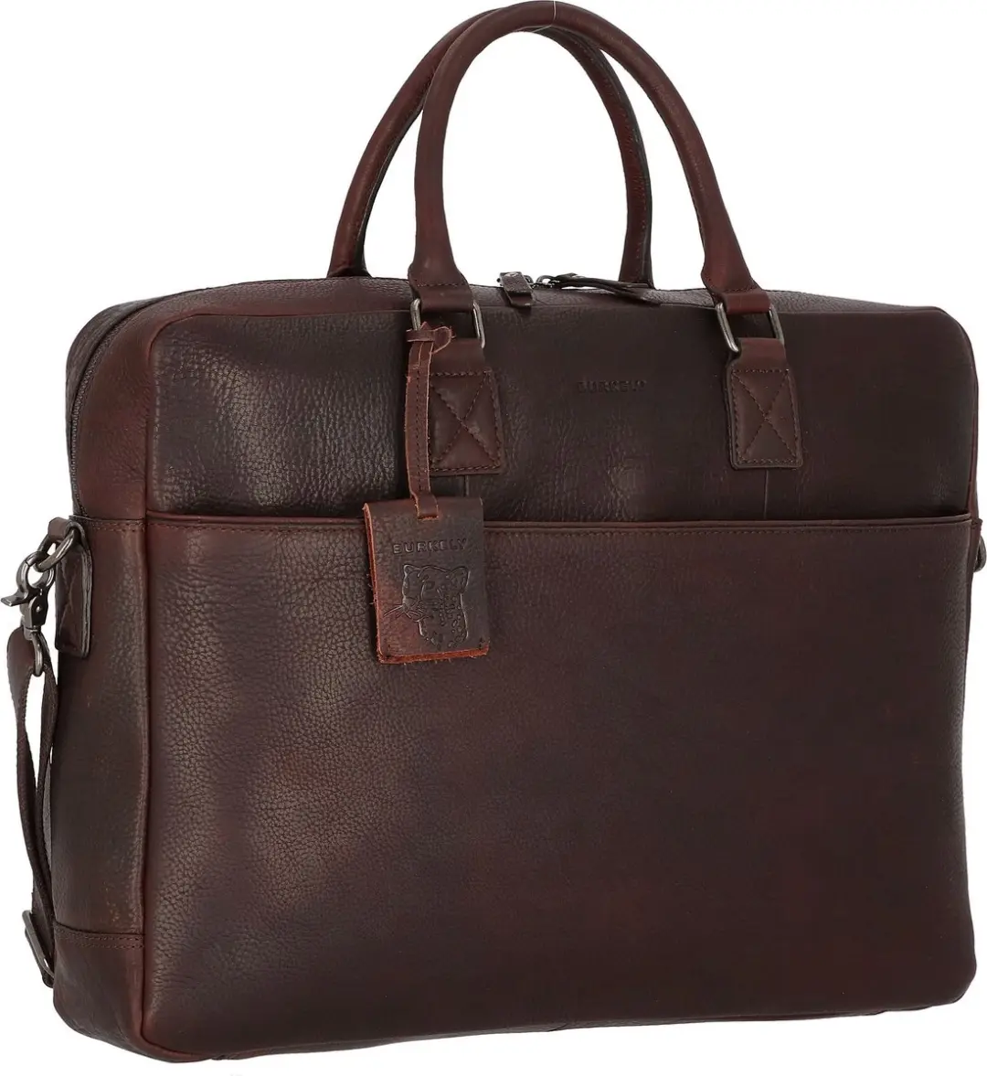 Burkely Antique Avery Laptopbag 17" - 3 Vakken - Bruin