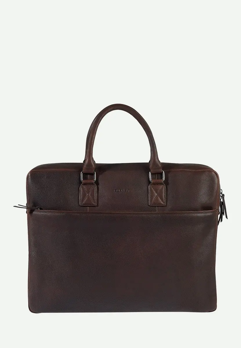 Burkely Antique Avery Laptopbag 17" - 3 Vakken - Bruin