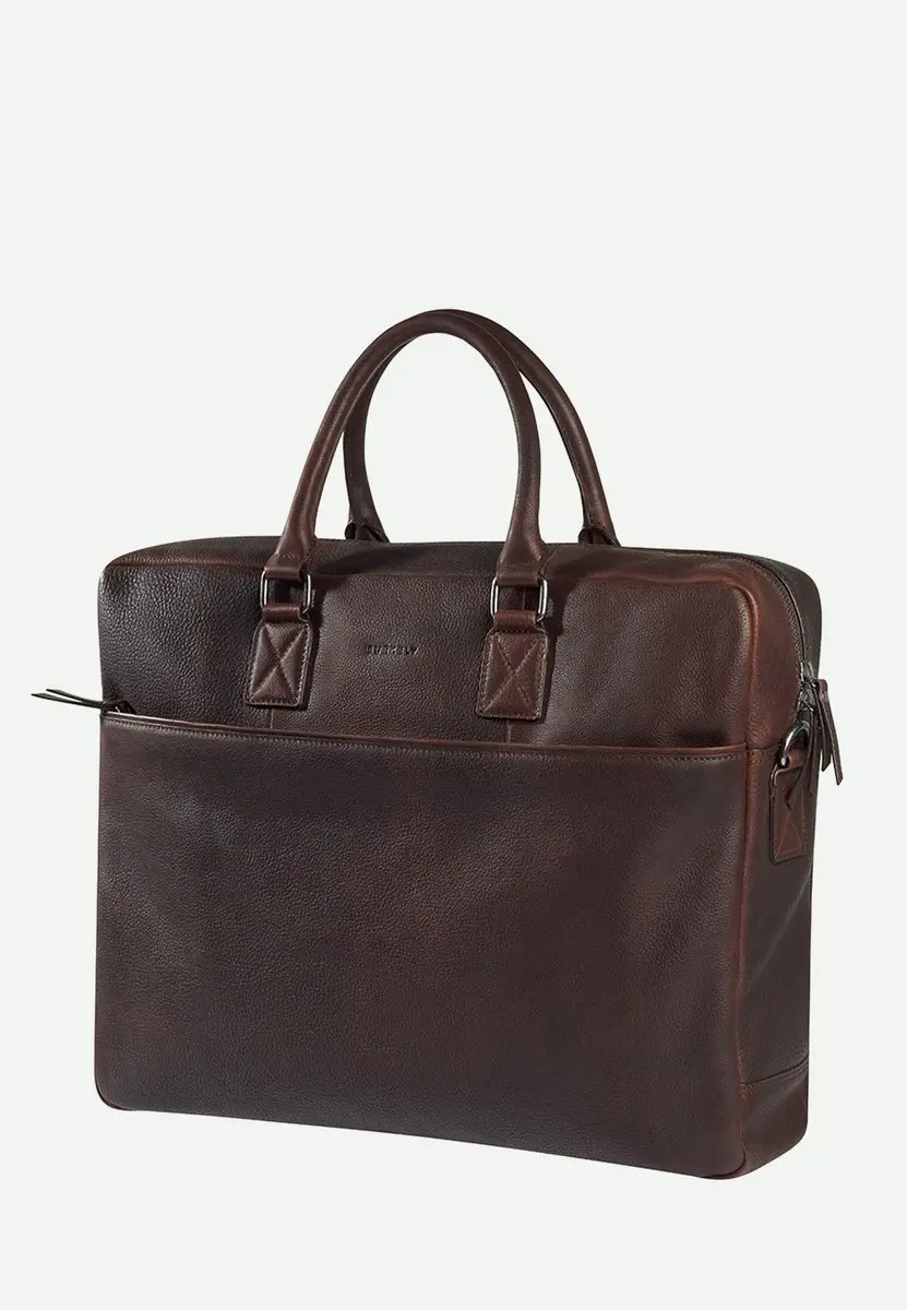 Burkely Antique Avery Laptopbag 17" - 3 Vakken - Bruin