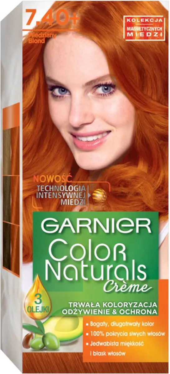 Garnier Color Naturals 7.40 Permanent Haarkleuring 1ml